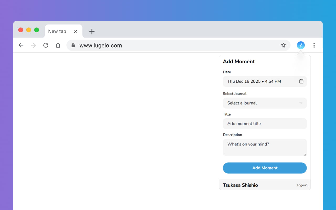 How to use the Lugelo Chrome Extension 